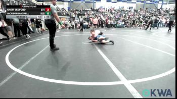 140 lbs Rr Rnd 2 - Chett Ledford, Standfast vs Jackson Machell, Husky WC