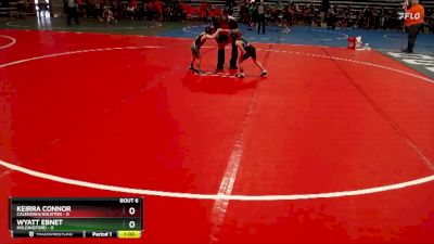 45 lbs Semis & 1st Wrestleback (8 Team) - Wyatt Ebnet, Holdingford vs Keirra Connor, Caledonia/Houston