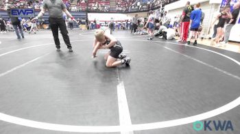 85 lbs Consolation - River Holcomb, Tecumseh Youth Wrestling vs Takoda Caudle, Lone Grove Takedown Club