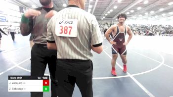 220 lbs Round Of 64 - Jerameel Vazquez, MA vs Zach Babiczuk, OH