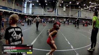 44 lbs Round 4 (10 Team) - Landon Alonso, Headhunters vs Hayden Zemba, U2 Uprising Blue