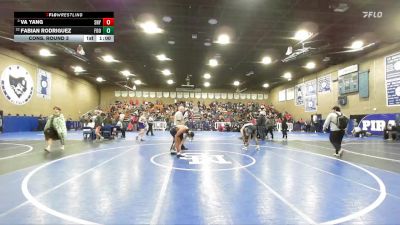 144 lbs Cons. Round 3 - Fabian Rodriguez, Foothill vs Va Yang, Sunnyside