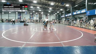 114 lbs Rr Rnd 2 - Trinity Moore, Wrecking Crew Dream Crushers vs Anshae Branch-Huston, Elite NJ Red
