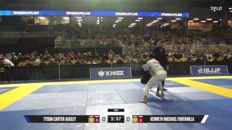 Kenneth Michael Fontanilla vs Tyson Carter Ausley 2025 Pan Kids Jiu-Jitsu IBJJF Championship