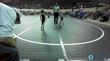 43 lbs Consi Of 8 #2 - Winston Bolay, Perry Wrestling Academy vs Blakelee Lewis, Weatherford Youth Wrestling