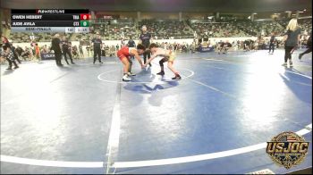 112 lbs Semifinal - Owen Hebert, Triad Wrestling Club Of Ruston vs Jude Avila, Central Texas Wrestling Club