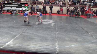 75_B lbs Consi Of 8 #2 - Blake Bernatowicz, Harborcreek vs Brennan Young, Harborcreek