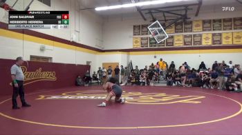 220 lbs 3rd Place Match - John Saldivar, Fresno City College vs Heriberto Herrera, Shasta College