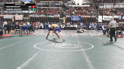 A - 165 lbs Champ. Round 1 - Gabriel Houston, Polson vs Sawyer Pallett, Laurel