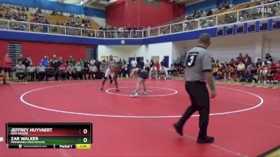 144 lbs 1st Place Match - Jeffrey Huyvaert, New Prairie vs Zar Walker, Mishawaka High School