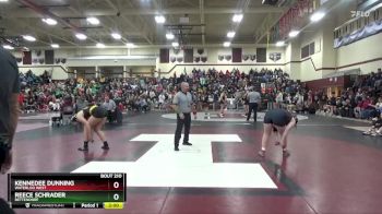 170 lbs Round 3 - Reece Schrader, Bettendorf vs Kennedee Dunning, Waterloo West