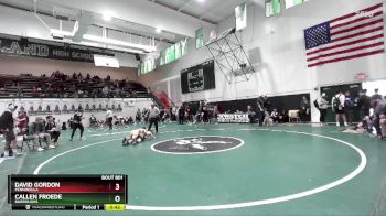 113 lbs Cons. Round 3 - Callen Froede, Burroughs vs David Gordon, Penninsula