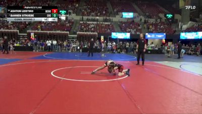 81 lbs Cons. Round 3 - Ashton Leistiko, Miles City Wrestling Club vs Bannen Stroebe, Chinook Wrestling Club
