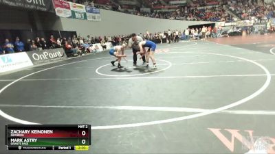 6A-138 lbs Semifinal - Mark Astry, Grants Pass vs Zachary Keinonen, Newberg