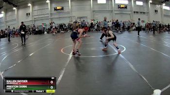 84 lbs Round 3 (10 Team) - Preston Dorn, SHWA vs Kallen Snyder, ROUGHHOUSE