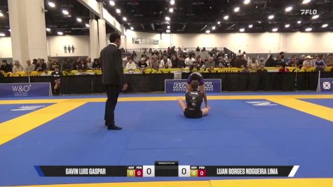 Luan Borges Nogueira Lima vs Gavin Luis Gaspar 2025 World IBJJF Jiu-Jitsu No-Gi Championship