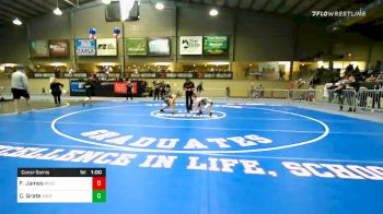 132 lbs Consolation - Faith James, Renegade Wrestling Academy vs Ciana Grate, Southmoore WC