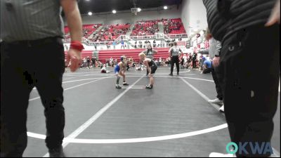 49 lbs Round Of 16 - LJ Gordon, Bridge Creek Youth Wrestling vs Barrett Kline, Piedmont