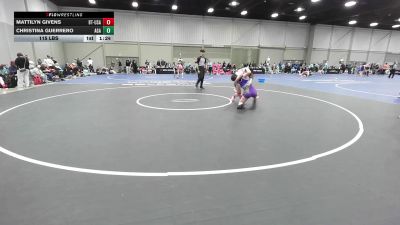 115 lbs Rr Rnd 3 - Mattilyn Givens, Best Trained 7-12 USA vs Christina Guerrero, Aztec Lady Warriors