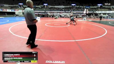 132 lbs Semis & Wb (16 Team) - Brendan Sholders, Westfield vs Christian Hartz, Gloucester