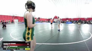 140 lbs Round 1 (6 Team) - Malaya Moorhead, Team Pink vs Madelyn Goebel, Team Red