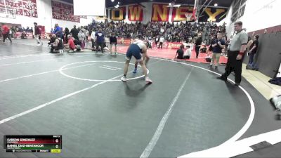 126 lbs Champ. Round 2 - Carson Gonzalez, Chaparral vs Daniel Diaz-Bentancor, Santa Monica