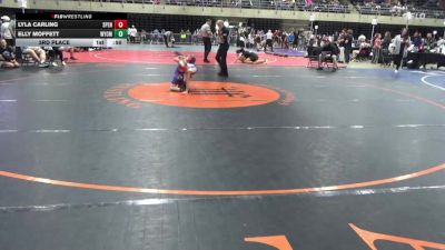 51 lbs 3rd Place - Lyla Carling, Spencer vs Elly Moffett, Wyoming