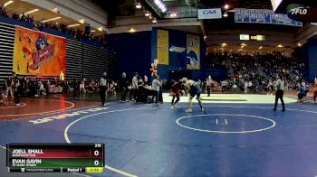 215 lbs Cons. Round 2 - Joell Small, Northampton vs Evan Gavin, St Mary Ryken