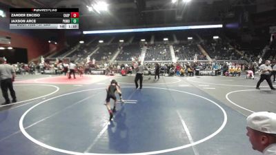 57 lbs Semifinal - Zander Enciso, Casper WC vs Jaxson Arce, Pomona Elite