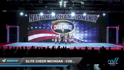 Elite Cheer Michigan - Coed Crush [2022 L6 Senior Coed - XSmall Day 2] 2022 American Cheer Power Columbus Grand Nationals