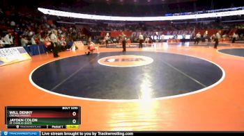 3A 145 lbs Semifinal - Jayden Colon, St. Charles (East) vs Will Denny, Chicago (Marist)