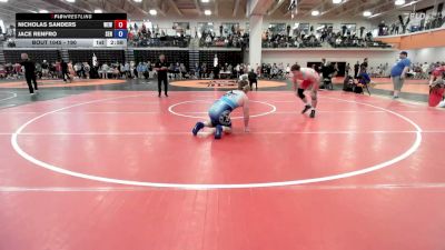 190 lbs Champ. Round 1 - Nicholas Sanders, War Eagle Wrestling vs Jace Renfro, Seneca