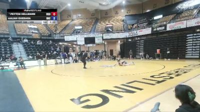 138 lbs Quarterfinal - Peyton Hellmann, Fort Hays State vs Aaliah Guebara, Maize Wrestling Club