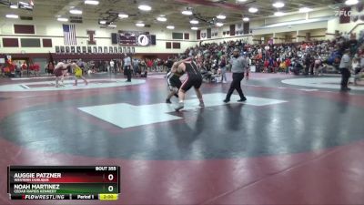 JV-45 lbs Round 3 - Auggie Patzner, Western Dubuque vs Noah Martinez, Cedar Rapids Kennedy