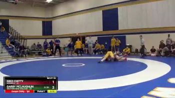 197 lbs Placement (16 Team) - Niko Chitty, Norwich vs Darby McLaughlin, Western New England