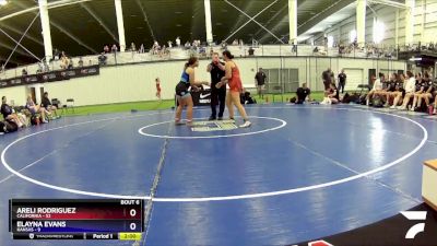 170 lbs Round 2 (8 Team) - Areli Rodriguez, California vs Elayna Evans, Kansas