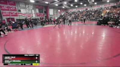 105 lbs Champ. Round 3 - Giselle Miranda, Los Osos vs Jamie Cruz, Northview