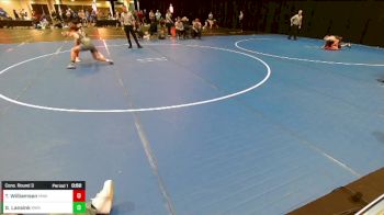 7th - 8th grade - 115 Cons. Round 3 - Taye Williamson, Moen Wrestling Academy vs Garrett Lansink, Moen Wrestling Academy