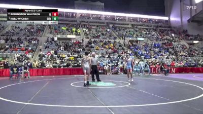 106 lbs Quarterfinal - Reed Wicker, Delta vs Remington Waldron, Lakeland