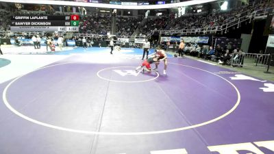 I-165 lbs Champ. Round 2 - Griffin Laplante, St. Francis vs Sawyer Dickinson, Kenmore-Tonawanda