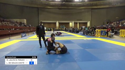 MICHAEL JALEN B. FONACIER vs LUCAS DE SOUZA CASTRO 2024 Pan IBJJF Jiu-Jitsu No-Gi Championship
