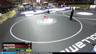 67 lbs Champ. Round 2 - Dylan Foster, Tracy Wrestling Club vs Uriah Barabin, California