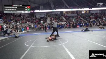 55 lbs Cons. Round 1 - Dakota Caylor, Trailhands vs Liam Pacheco, Goodland WC