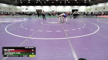 125 lbs Cons. Round 7 - Temperance Lowe, Park Hill South vs Mia Thorne, Pine Creek