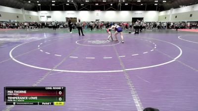 125 lbs Cons. Round 7 - Temperance Lowe, Park Hill South vs Mia Thorne, Pine Creek