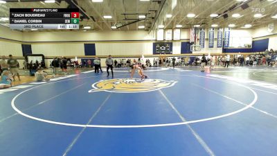 113 lbs 3rd Place - Zach Boudreau, Frog Empire vs Daniel Corbin, Wyoming Seminary