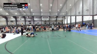 Junior FS - 157 lbs 3rd Place Match - Dashba Denetclaw, CNWC Concede Nothing Wrestling Club vs Zachariah Delgado, Riverhawk Wrestling Academy