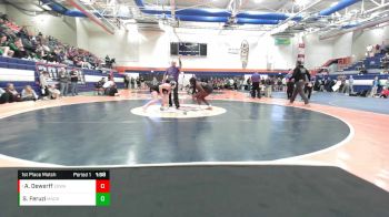 170 lbs 1st Place Match - Abbrey Dewerff, Edwardsville (H.S.) vs Seefa Feruzi, Macomb