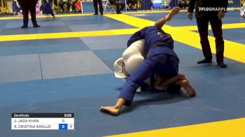 JESSAMINE JADA KHAN vs ANA CRISTINA ARAUJO RODRIGUES 2021 World Jiu-Jitsu IBJJF Championship