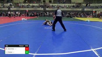 102 lbs Quarterfinal - Isaac Foster, Aviators vs Braxton Heitritter, Ironhawk Wrestling Academy